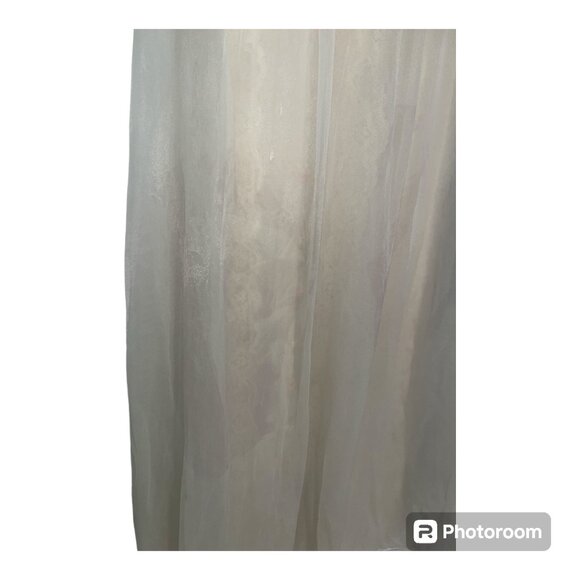 Vintage 1950s Shadowline Pale Yellow/Cream Long Gown Lingerie & Robe Size Small - Picture 3 of 12